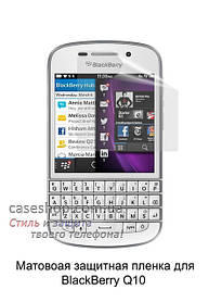 Матова захисна плівка для BlackBerry Q10