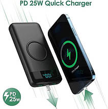Зовнішній акумулятор 25 PD QC4.0, 30800 mAh, 25 Вт, Power Bank універсальна батарея, фото 2