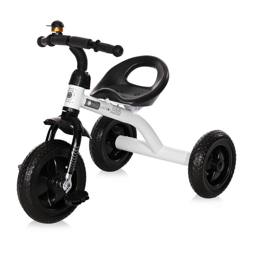 Дитячий триколісний велосипед Lorelli A28 White/Black