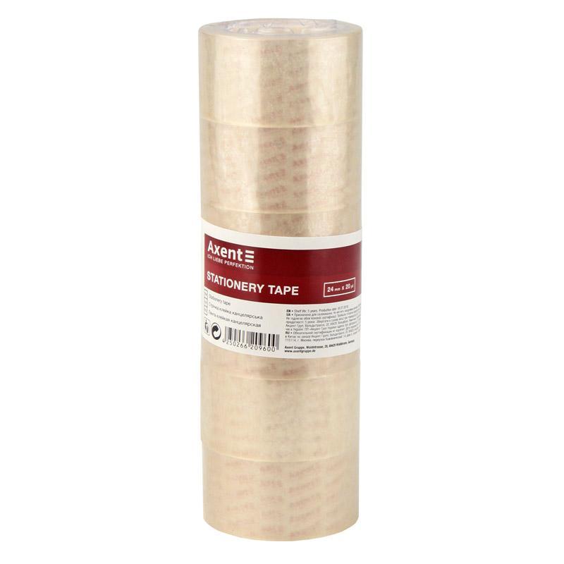 Скотч пакувальний Axent прозорий 18 мм x 20 ярд 40 мк 3014-01