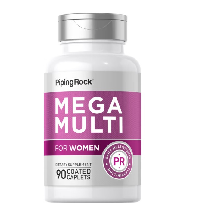 Вітаміни для жінок PipingRock Mega Multi for Women 90 капс.