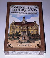Предсказательные карты Старинный Стиль Ленорман, Old Style Lenormand, винтажный оракул, колода 38 карт, Карты