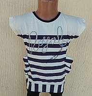 Футболка для дівчинки смугаста ДШ
