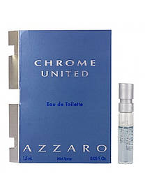 Оригінал Пробник Azzaro Chrome 1.5 мл Віала (Аззаро хром) туалетна вода