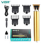 Професійна стрижка, окантовка машина VGR V-065, фото 5