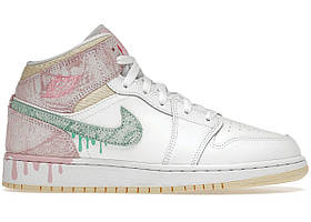 Кросівки Nike Air Jordan 1 Mid SE Ice Cream — DD1668-100