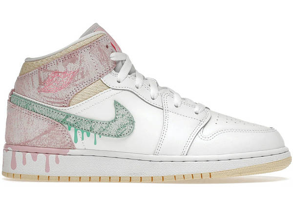 Кросівки Nike Air Jordan 1 Mid SE Ice Cream — DD1668-100, фото 1
