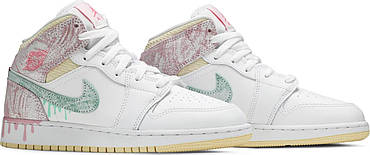 Кросівки Nike Air Jordan 1 Mid SE Ice Cream — DD1668-100, фото 4