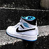 Кросівки Nike Air Jordan 1 Mid Laser Blue — 554724-141, фото 6