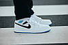 Кросівки Nike Air Jordan 1 Mid Laser Blue — 554724-141, фото 8