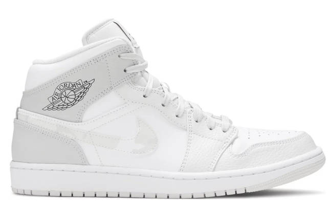 Кросівки Nike Air Jordan 1 Mid Grey Camo — DC9035-100, фото 1