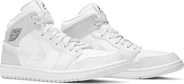 Кросівки Nike Air Jordan 1 Mid Grey Camo — DC9035-100, фото 4