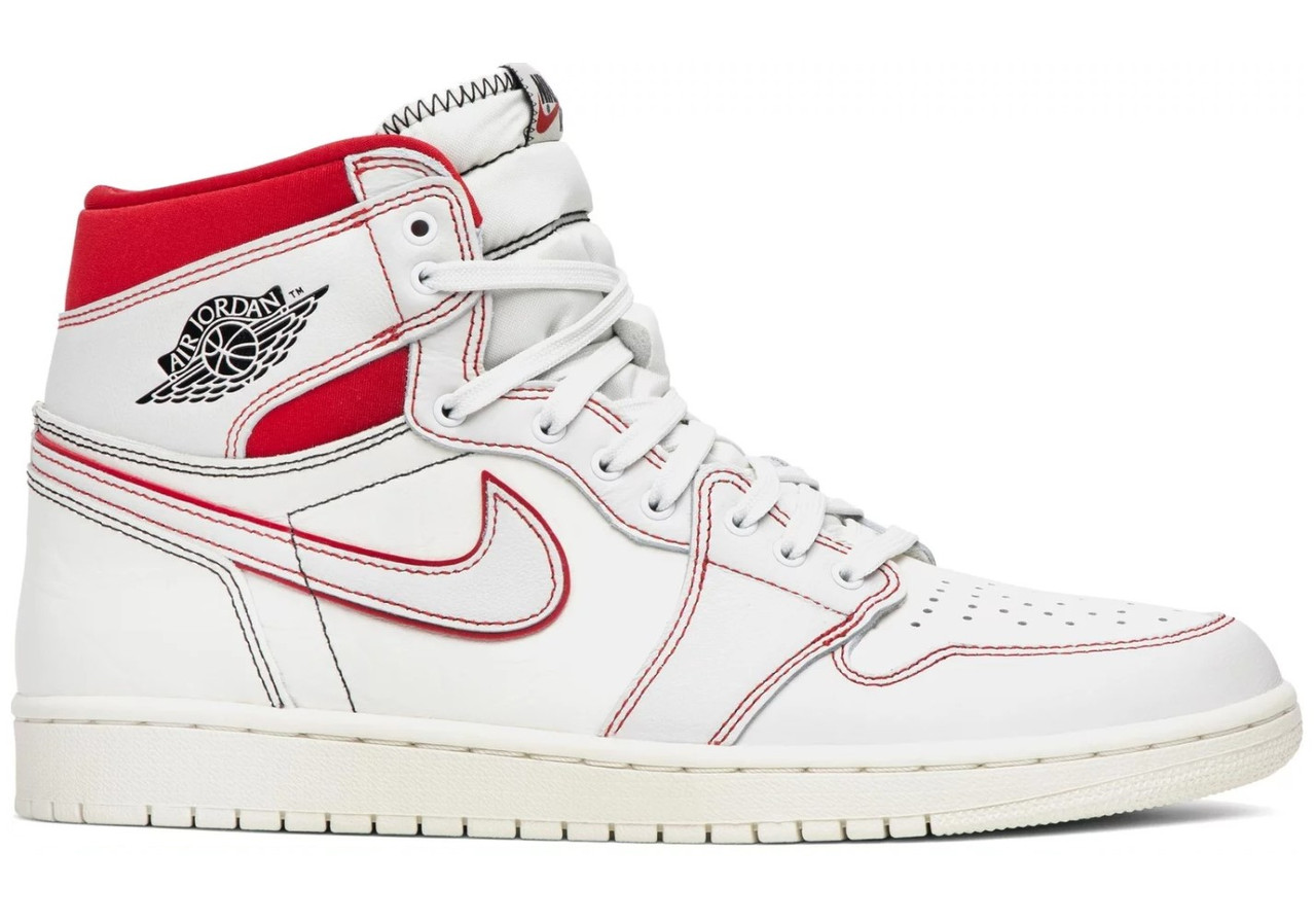 Кросівки Nike Air Jordan 1 Retro High Phantom Gym Red — 555088-160