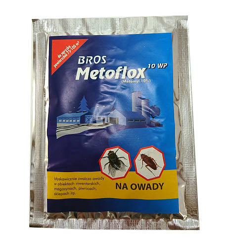 Купить Порошок от мух и тараканов BROS METOFLOX 10 WP 25 г, 5шт, цена ...