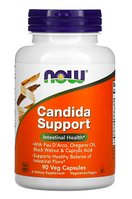 NOW Foods, Candida Support, кандида саппорт, 90 растительных капсул