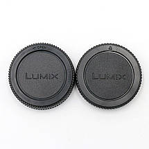 Задня кришка об'єктива Panasonic Lumix і Olympus + кришка тушки, body, фото 5