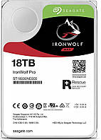 Накопитель HDD SATA 18.0TB Seagate IronWolf Pro NAS 7200rpm 256MB (ST18000NE000)