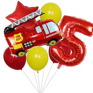 Фонтан з кульок | Пожежна Машина