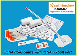 Дуже великий набір марлевих пов'язок для терапії ран NPWT RENASYS-G Gauze with RENASYS Soft Port REF 66800936