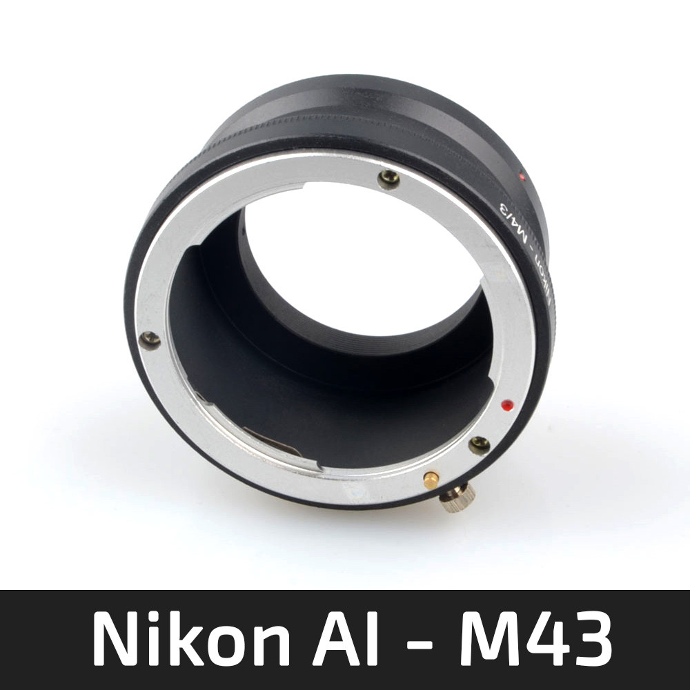 Адаптер Nikon AI - Micro 4/3 (M43, Micro Four Thirds) переходник для об'єкта Panasonic Xiaomi Blackmamic