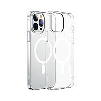 Прозорий чохол Magsafe Baseus Crystal Magnetic для iPhone 13 Pro Max + захисне скло