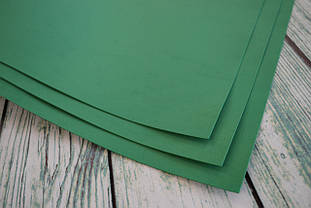 Фоаміран лист (24х24см), колір  - темно зелений