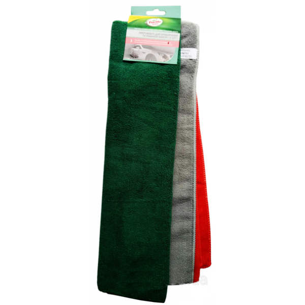 Набір серветок із мікрофібри 40х40 Turtle Wax (3шт)