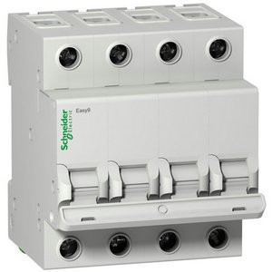 Автоматичний вимикач EZ9F34425 4P 25A C Easy9 Schneider