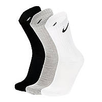 Шкарпетки спортивні NIKE (3 пари) SX7676-901, Білий, Розмір (EU) — 46-50