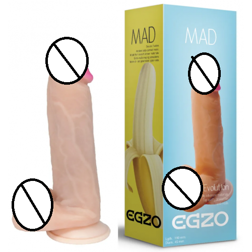 Фалоїмітатор EGZO Ciberskin DS002 (19 см х 4,5 см)  Супер шоп