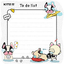 Планер настінний А5 To do list Funny dogs Kite K22-472-3, 62336