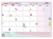 Планер настінний А3 на місяць Cats Kite K22-470-2, 62327