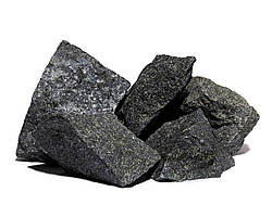 Камінь піроксенит колотий (8-15 см) 20 кг для лазні та сауни