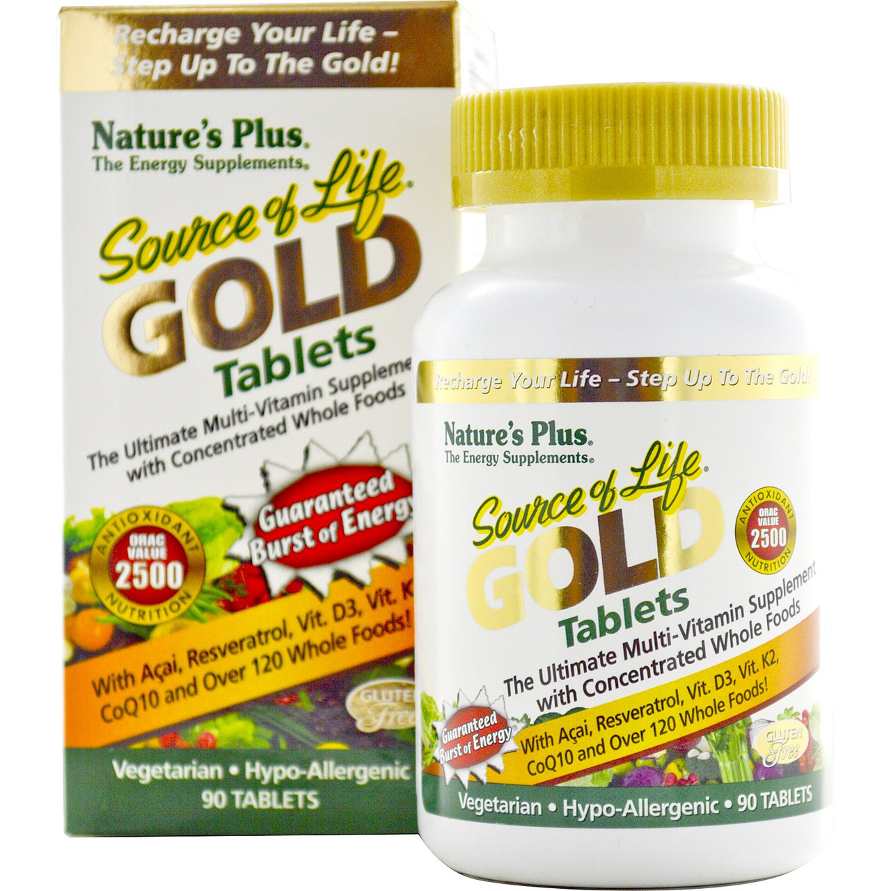 Натуральні вітаміни Nature's Plus, Source of Life Gold, The Ultimate, 90 таблеток