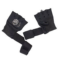 Гелевые боксерские бинты Essimo Leo Quick Wrap Gel Gloves (LQWGG) Black S/M