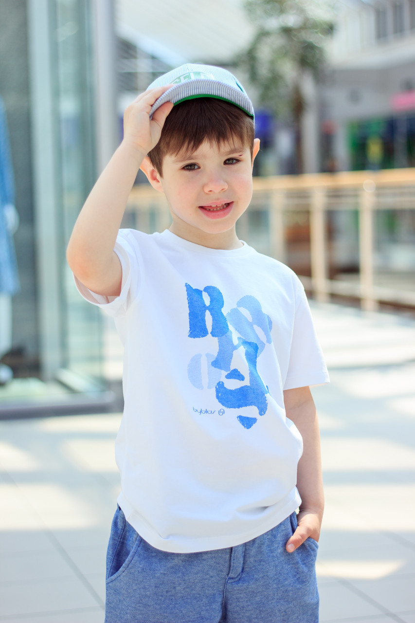 Дитяча футболка для хлопчика Byblos Італія BU1051 Білий