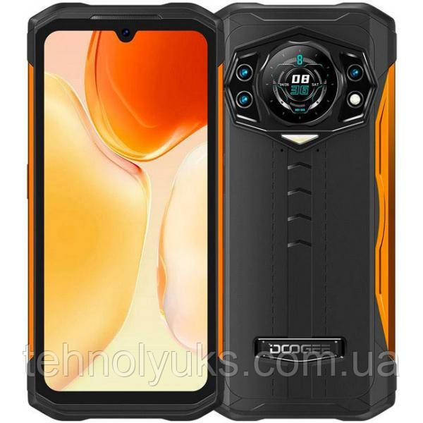 Смартфон Doogee S98 8/256Gb Orange, 64+20+8/16 Мп, 6000 мА·год, 2sim, 6.3" IPS, 8 ядер, 4G, фото 1