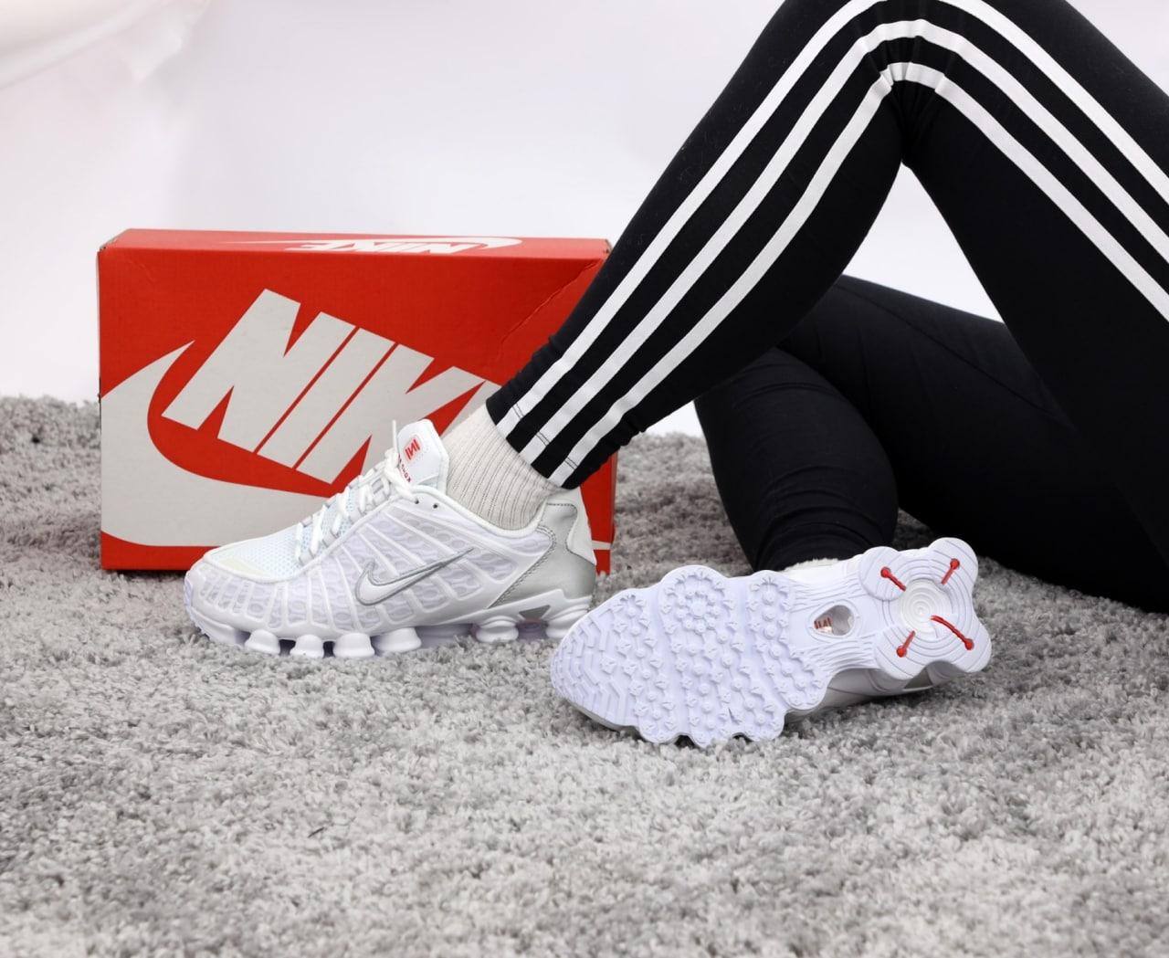 Мужские кроссовки Nike Shox TL White Metallic Silver Найк Шокс ТЛ, цена ...