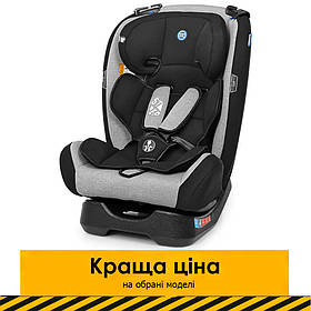 Дитяче автокрісло (група 0+/1-2-3, до 36кг, нахил спинки) El Camino STEP ME 1017 Royal Gray Сірий