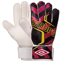 Перчатки вратарские Umbro Goalkeeper Gloves FB-804-2 (размер 9, бордовый-черный)