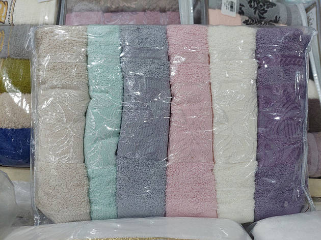 Махрові рушники Febo cotton Turkey 6 шт., фото 1