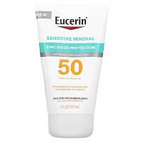 Eucerin, Sensitive Mineral, Легкий Солнцезащитный Лосьон, SPF 50, без отдушек, 118 мл (4 жидк.Унции) EUC-03226