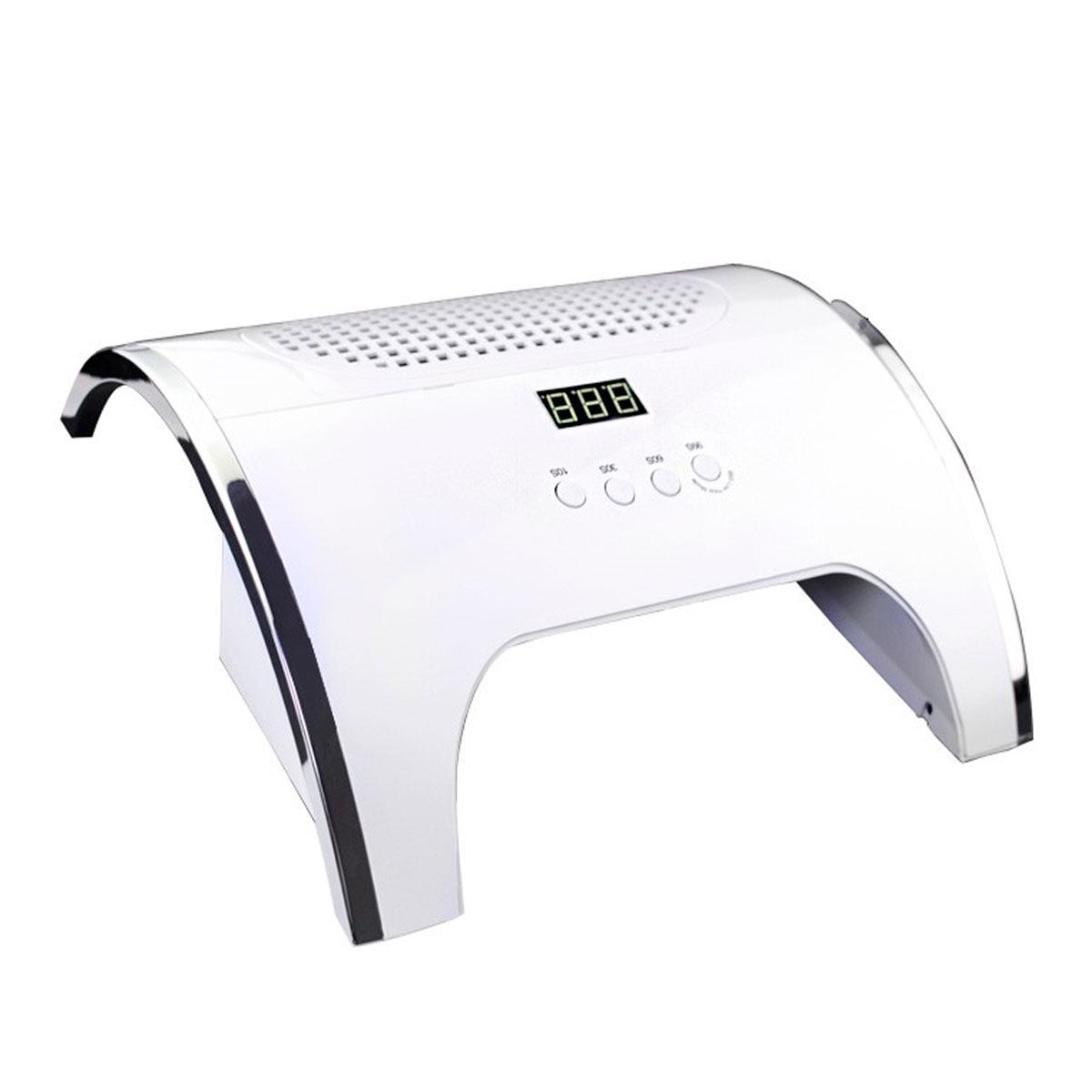 Лампа для манікюру UV-LED YDJ 2в1 (лампа+витяжка), 80 Вт