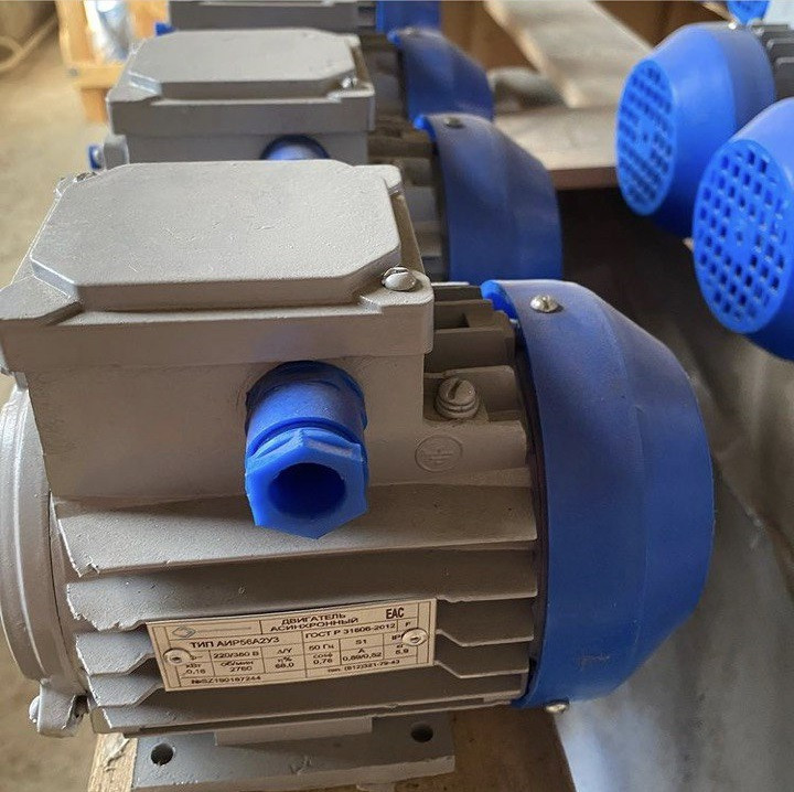 АИР56А2 (електродвигун АИР 56А2 0,18 кВт 3000 об/хв), фото 1