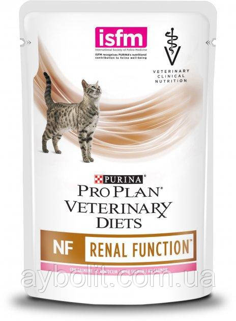 Влажный корм для кошек при болезнях почек Purina Pro Plan Veterinary Diets NF Renal Function с лососем 85г