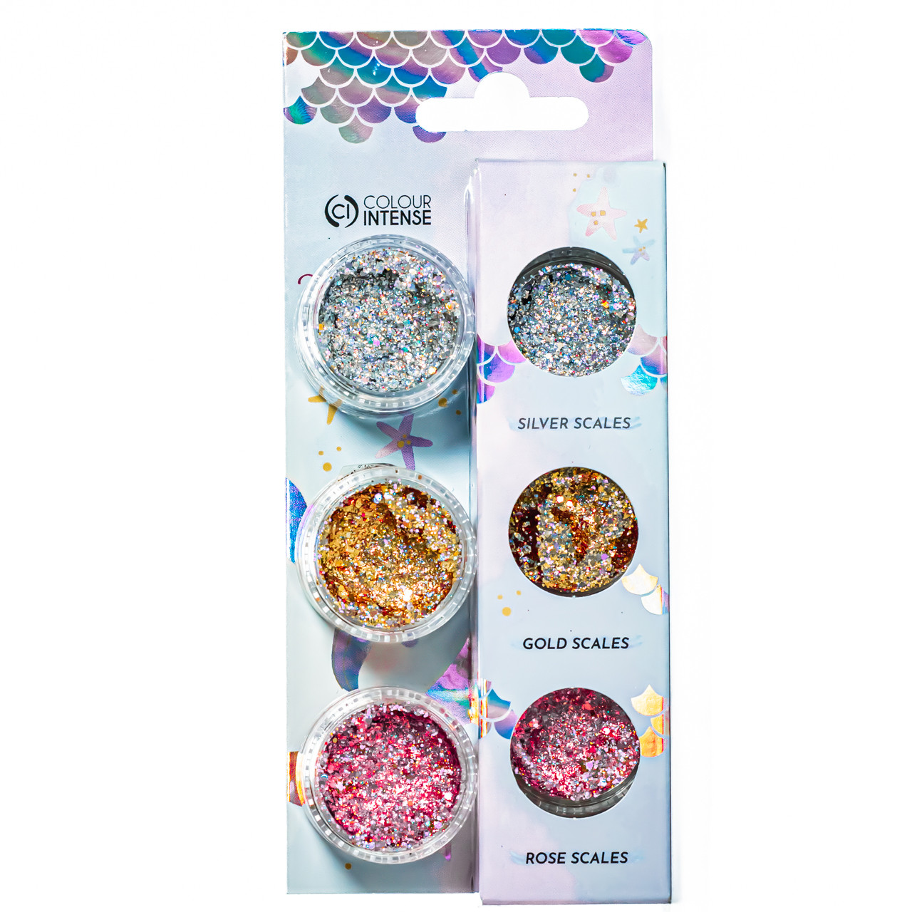 Набір глітерів 3 кольори Scales Mermaid Colour Intense