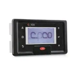 Контролер CAREL c.pCO mini типорозмір Basic, установка на панель, роз'єм USB, LCD дисплей