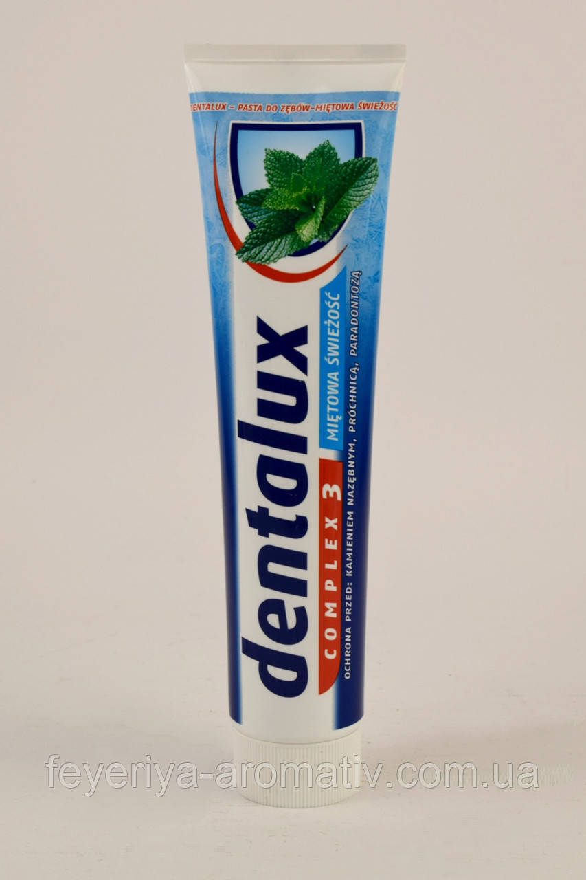Зубная паста мятная Dentalux Complex 3 Mint Fresh 125 мл Германия ...