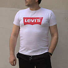Чоловічі футболки Levi's біла 3XL-7XL Код RA2147