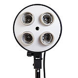 Набір постійного студійного світла Prolighting (60х90 см. софтбокси на 4 лампи Е27 + стійка 2.2 м.), фото 6